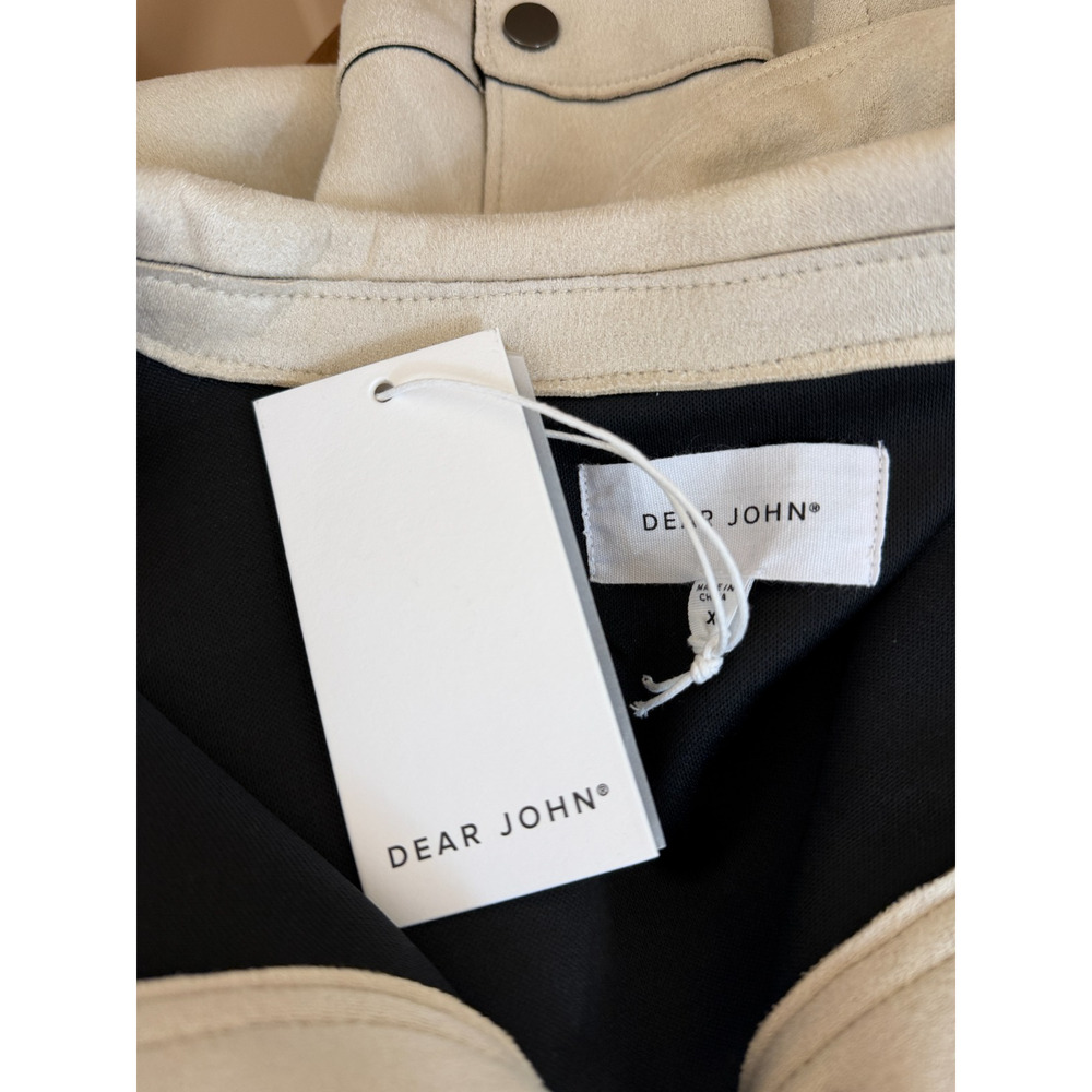 NWT Dear John BOUTIQUE Oversized Ivory Faux Suede Jacket / Shacket XL #0252 XL - Picture 9 of 9